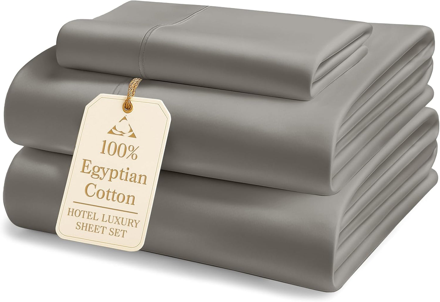 LANE LINEN 100% Egyptian Cotton Twin Bed Sheets for Comfort