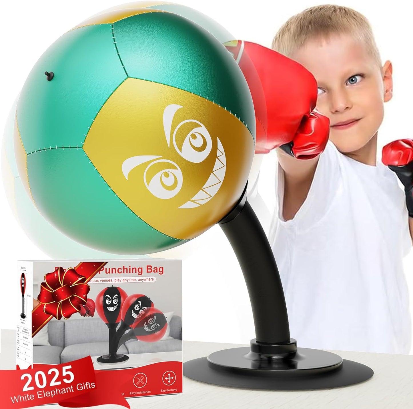 Stress Relief Punch Ball for Desk & More!