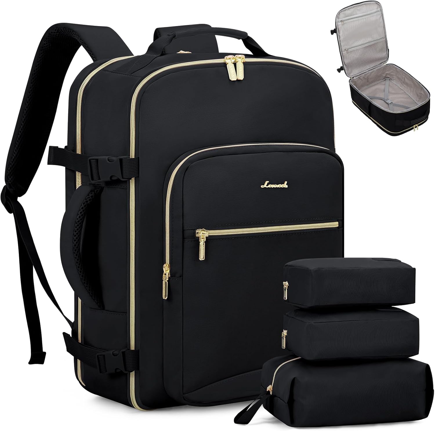 LOVEVOOK 50L Travel Backpack - Flight Approved & Waterproof
