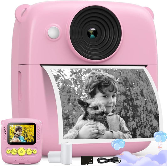 Instant Print Kids Camera - 1080P Video & 48MP Photo!