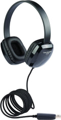 Cyber Acoustics USB Stereo Headphones 20 Pack - Simple Plug-and-Play