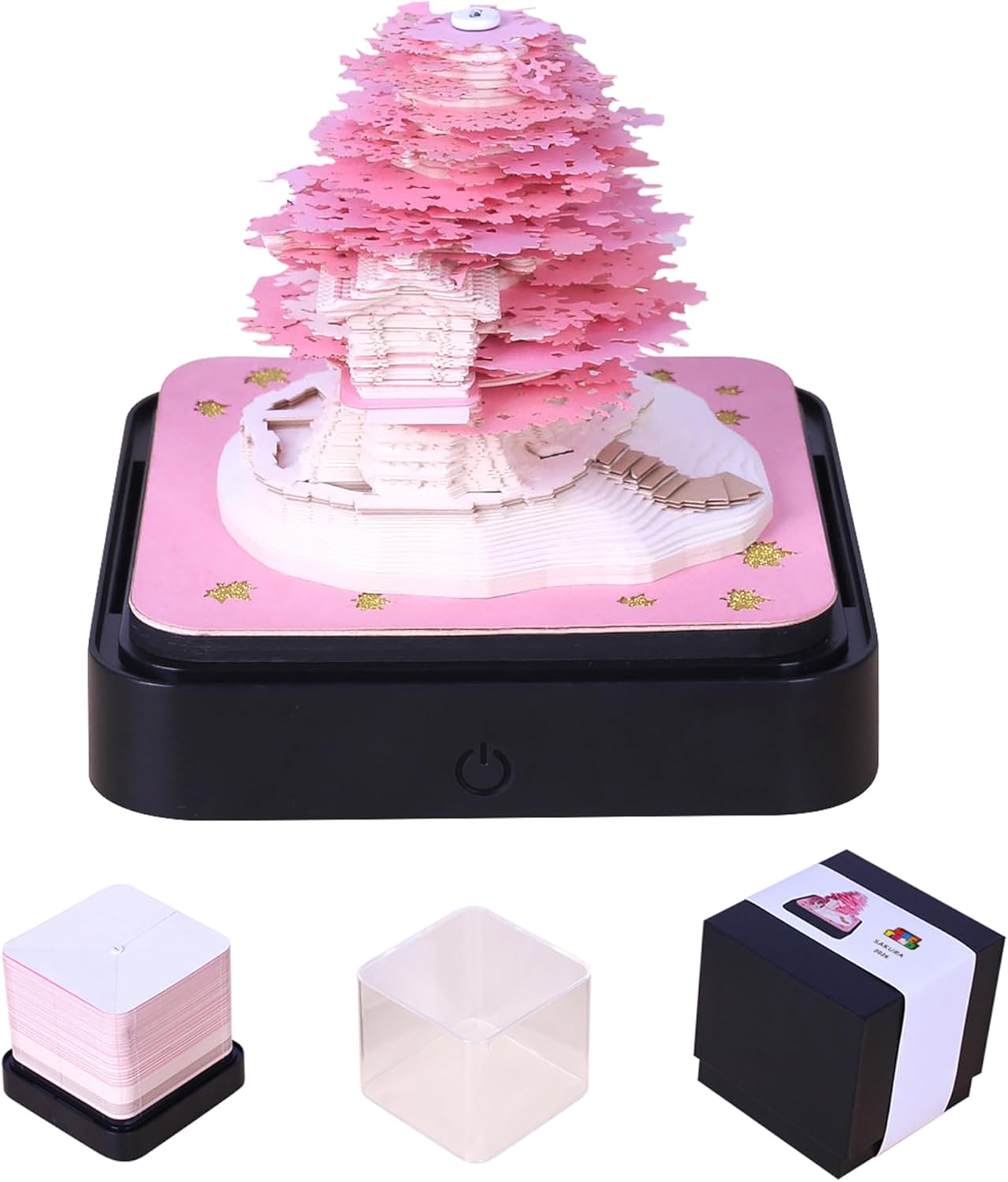 MACTANO 3D Art Calendar Memo Pad 2026 for Creative Decor