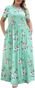 Nemidor Plus Size Maxi Dress for Curvy Women - Comfortable Summer Wear
