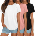 Chic Women's Short Sleeve Shirt Trio for Summer by Ficerd