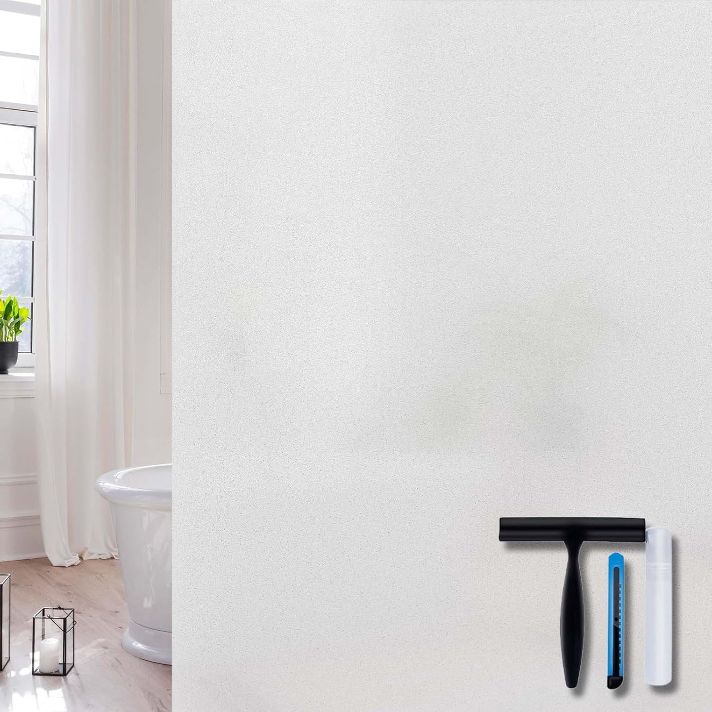Volcanics Frosted Glass Window Privacy Film for Home Office