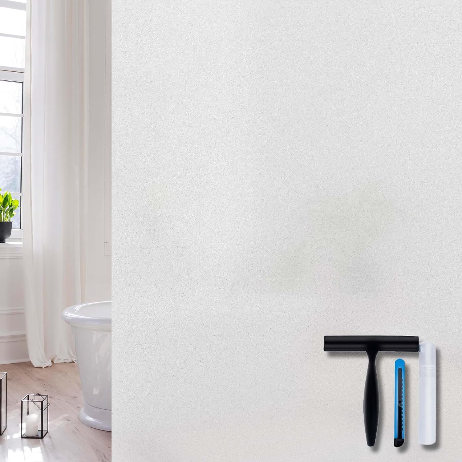 Volcanics Frosted Glass Window Privacy Film for Home Office