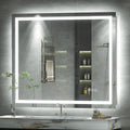 40 x 38 LED Bathroom Mirror for Vanity - Dimmable Front and Backlit