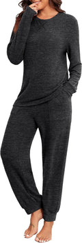 Womens Pajama Sets Long Sleeve 2 Piece Loungewear - Soft PJs