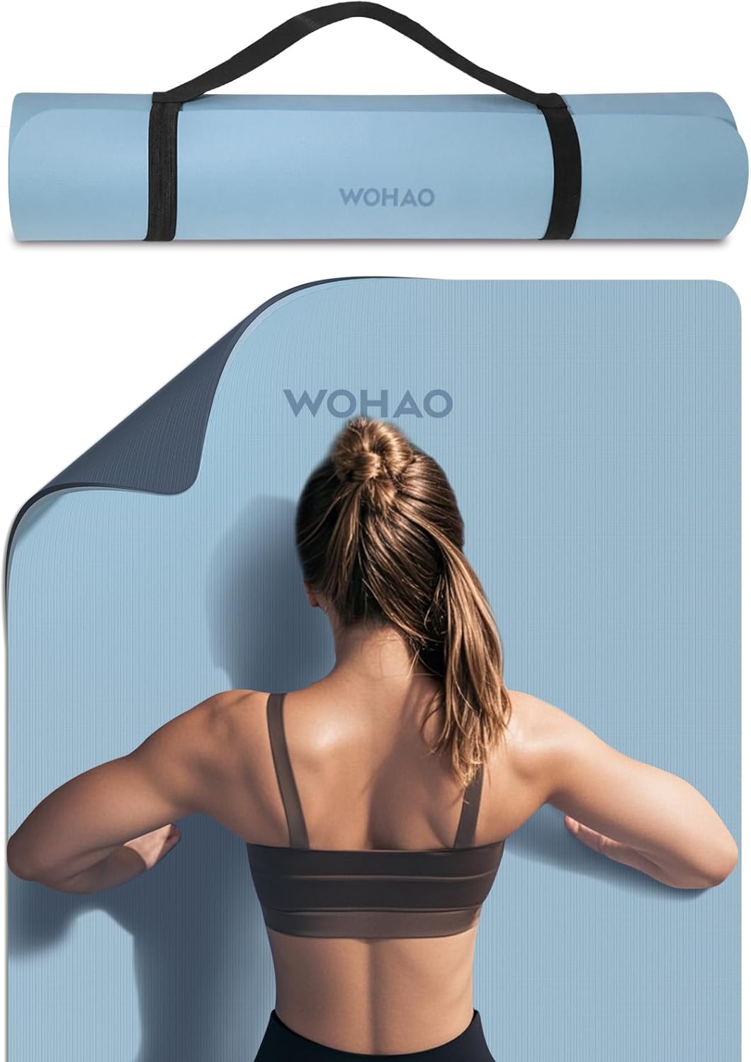 Extra Thick 8mm Yoga Mat for Ultimate Comfort and Support