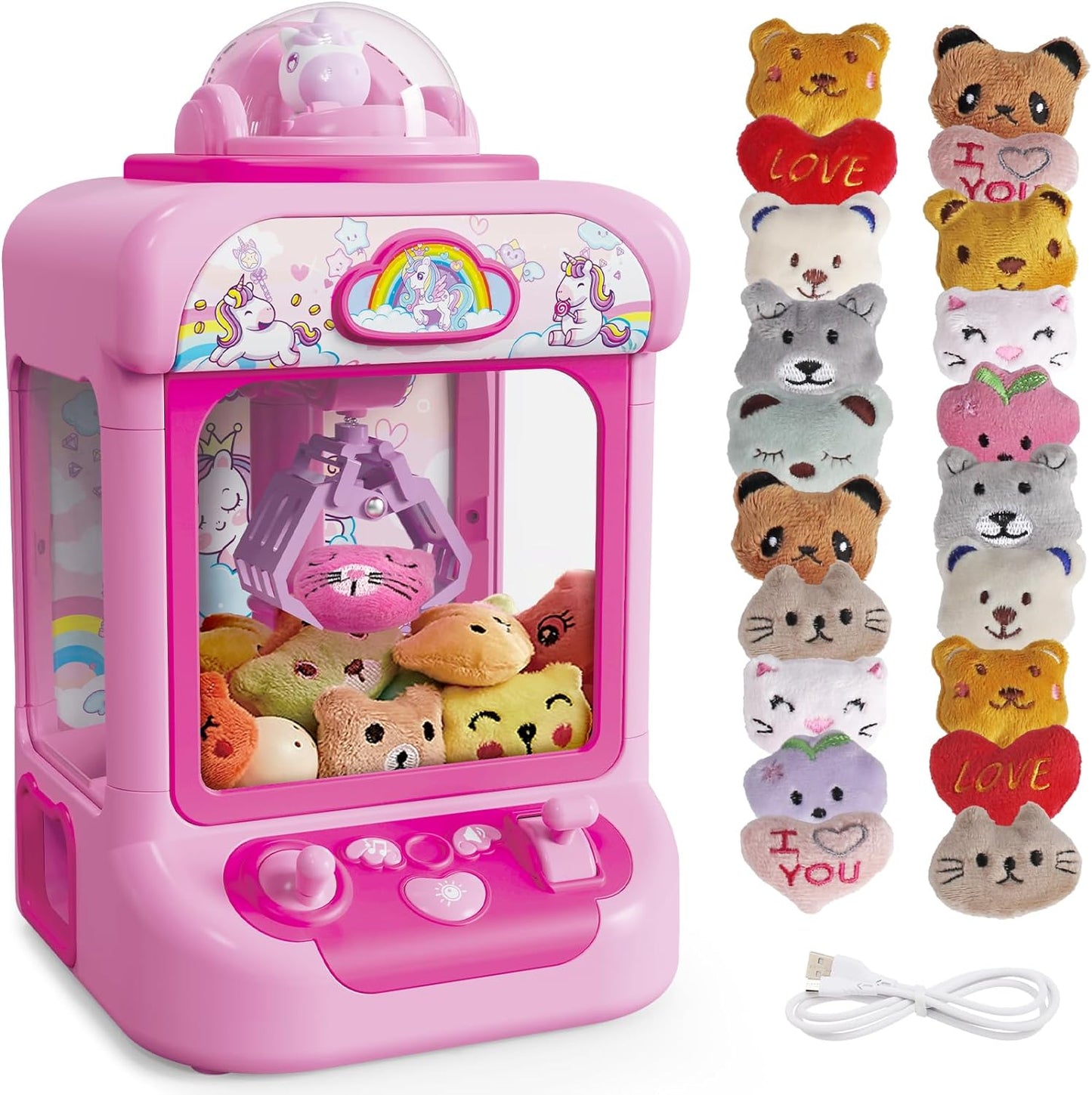 Unicorn Claw Machine with 20 Prizes! 