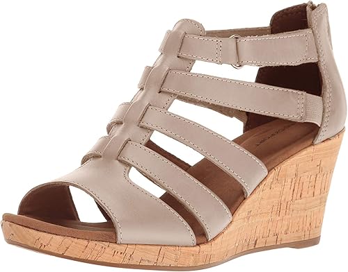 Rockport Women's Briah Gladiator Wedge Sandal for Comfort