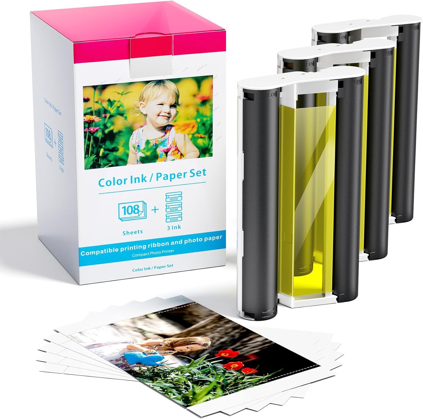 Compatible Canon Selphy CP1300 CP1500 Ink and Paper Set Review