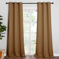 NICETOWN Sleek Blackout Curtains 95 in Length - Noise Reducing Panels