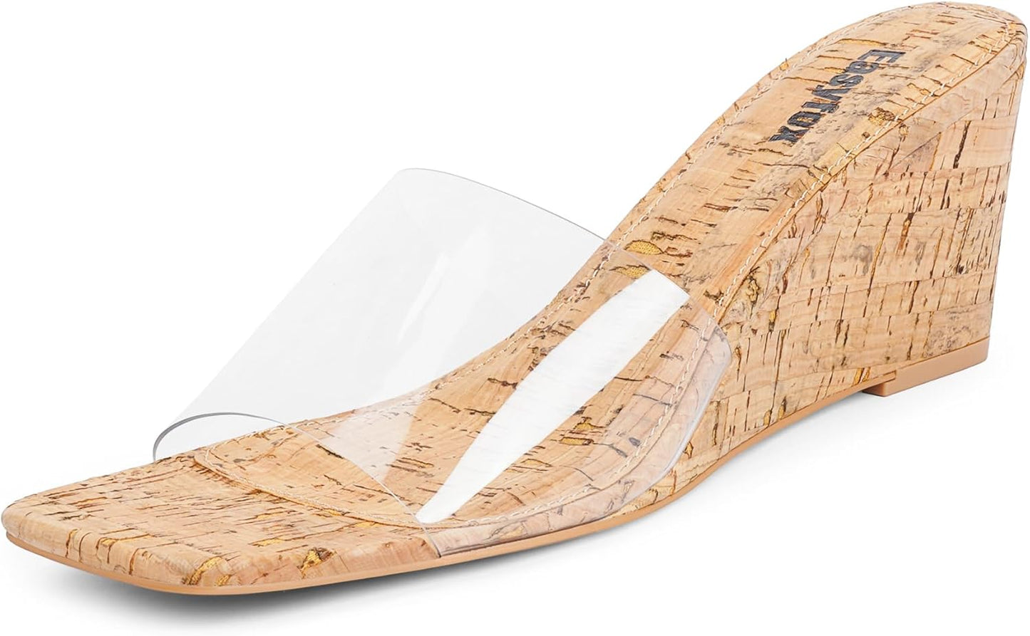 Wedge Sandals for Women Open Toe Heeled Wedge Mules Style