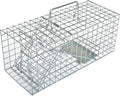 Heavy Duty Humane Live Animal Cage Trap for Squirrels and More