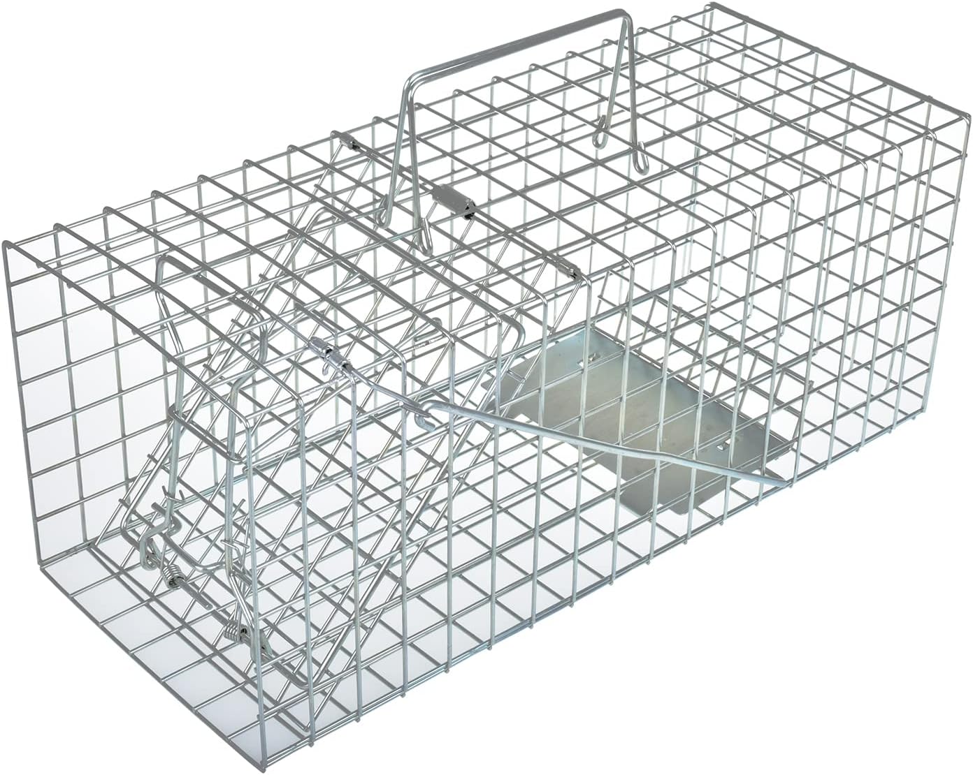 Heavy Duty Humane Live Animal Cage Trap for Squirrels and More