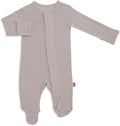 Modal Footie Pajamas for Babies - Quick Magnetic Fastener Sleepwear