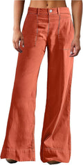 Wide Straight Leg Mid Rise Baggy Denim Jeans for Men - Comfortable