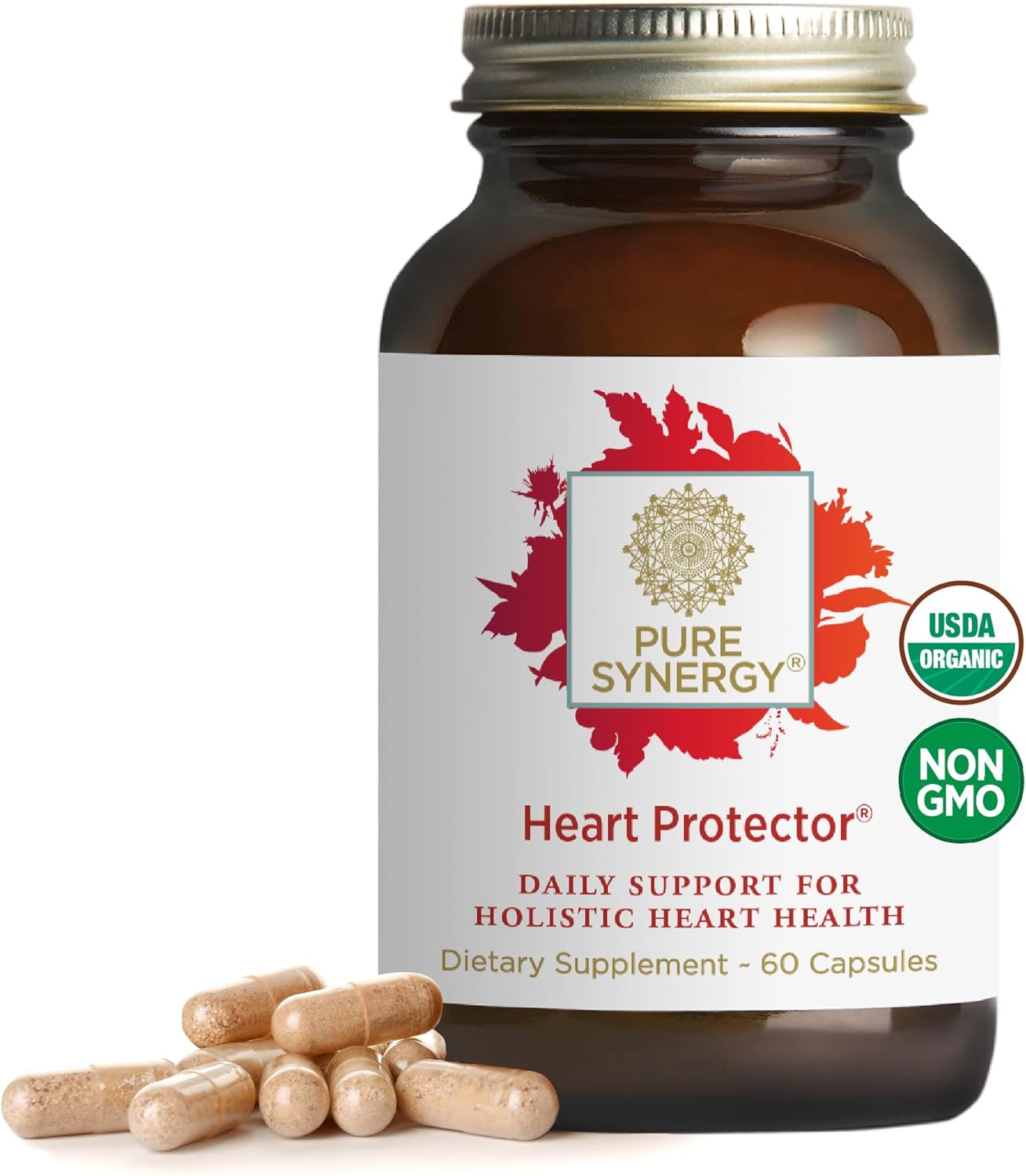 PURE SYNERGY Heart Protector: Organic Heart Supplement for Vitality
