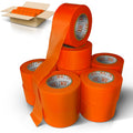 Orange Flagging Tape 24 Pack - Non-Adhesive Survey Tape, Durable