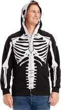 Tipsy Elves Costume Hoodie Unisex Front Zip Halloween Sweatshirt