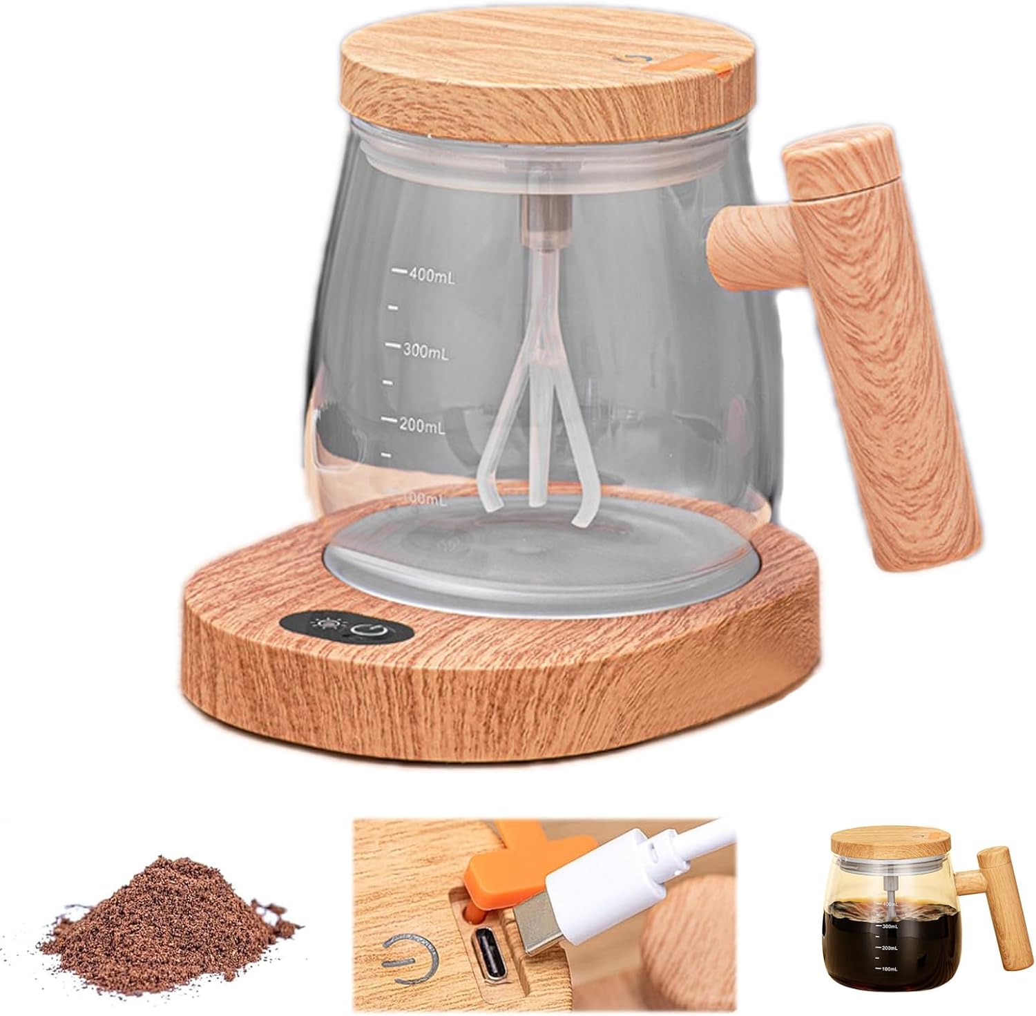 Siluyado - Self Stirring Coffee Mug Power!