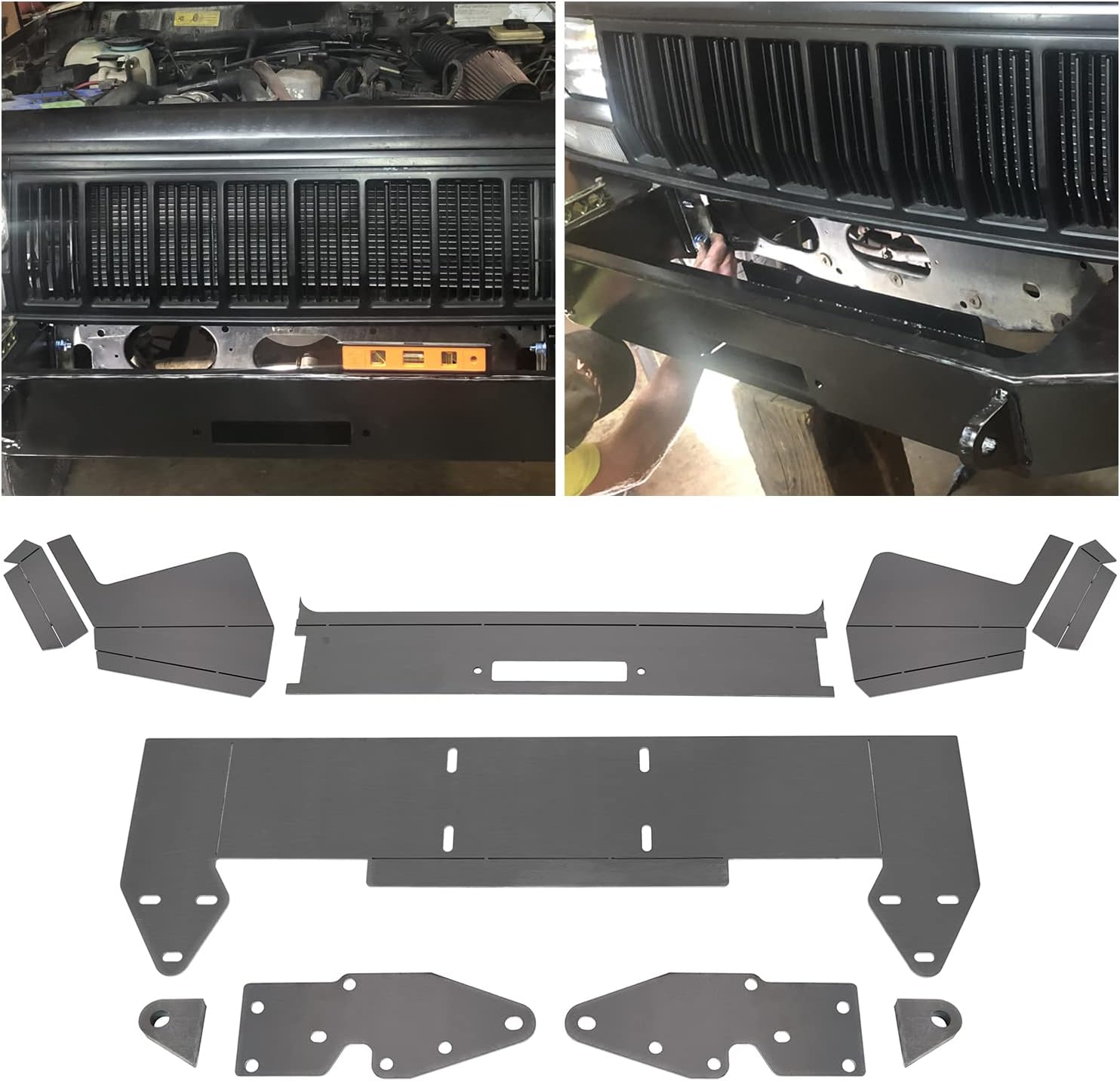 DIY Front Bumper Bare Metal Kit for 1984-2001 Jeep Cherokee XJ