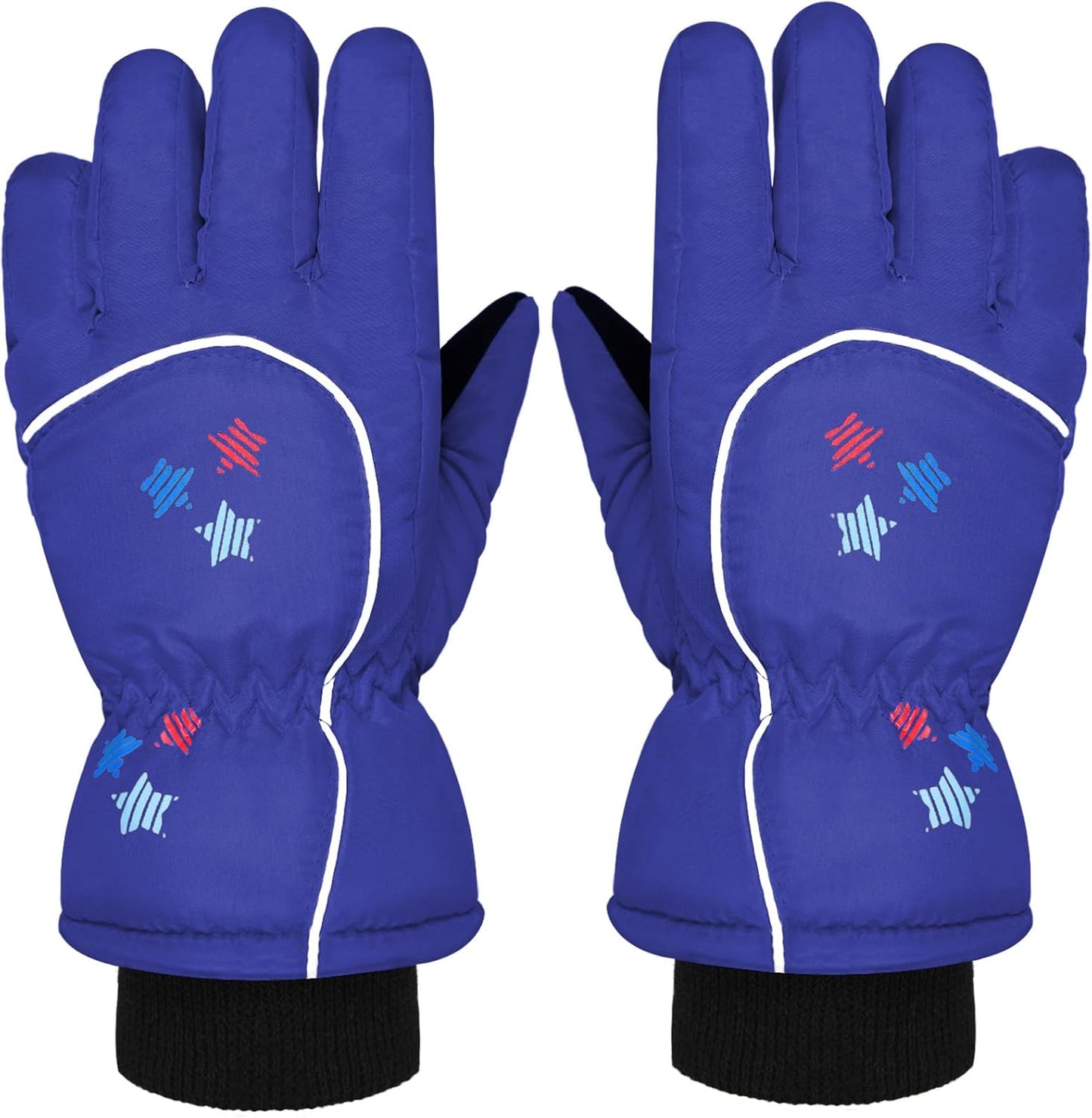 Warm Waterproof Kids Snow Ski Gloves by Boao