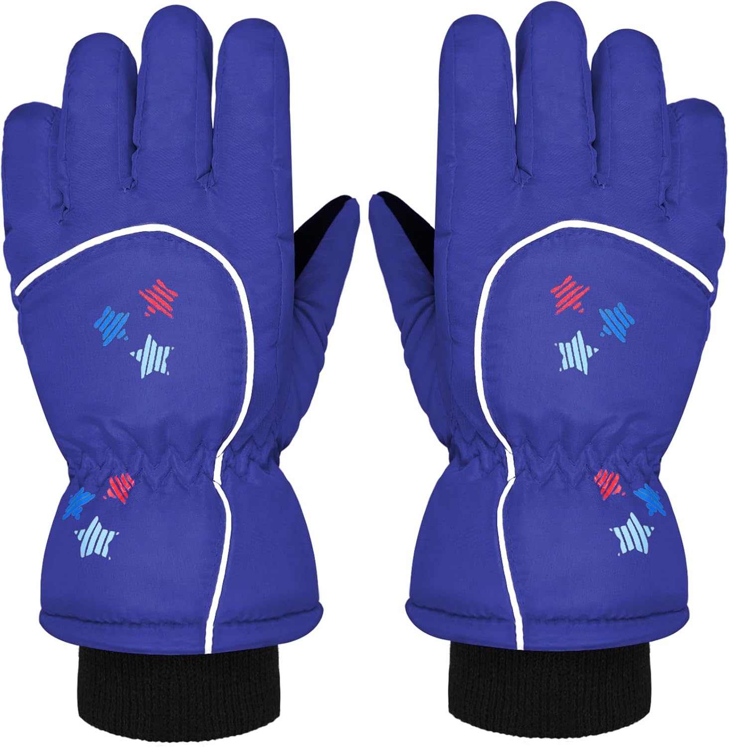 Warm Waterproof Kids Snow Ski Gloves by Boao