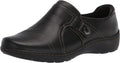 Clarks Cora Poppy Loafers - Comfortable Slip-On Leather Loafers