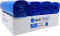 40-45 Gallon Recycling Bags 100 Count - Strong Blue Liners