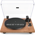 Turntable Vinyl Record Player with Bluetooth Output - Easy Setup