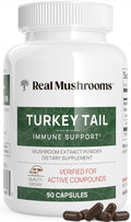 Turkey Tail Capsules Organic Mushroom Extract - Daily Immune Support