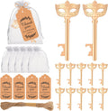 Mask Design Bottle Openers 50 Pack - Masquerade Party Favors