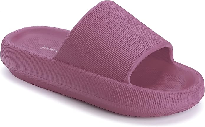 Joomra Pillow Slippers Non Slip Quick Drying Shower Slides