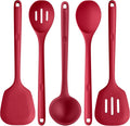 Silicone Kitchen Cooking Utensil Set 5-Piece - High Heat, Nonstick