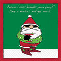 Christmas Cocktail Napkins: Have A Martini & Relax!