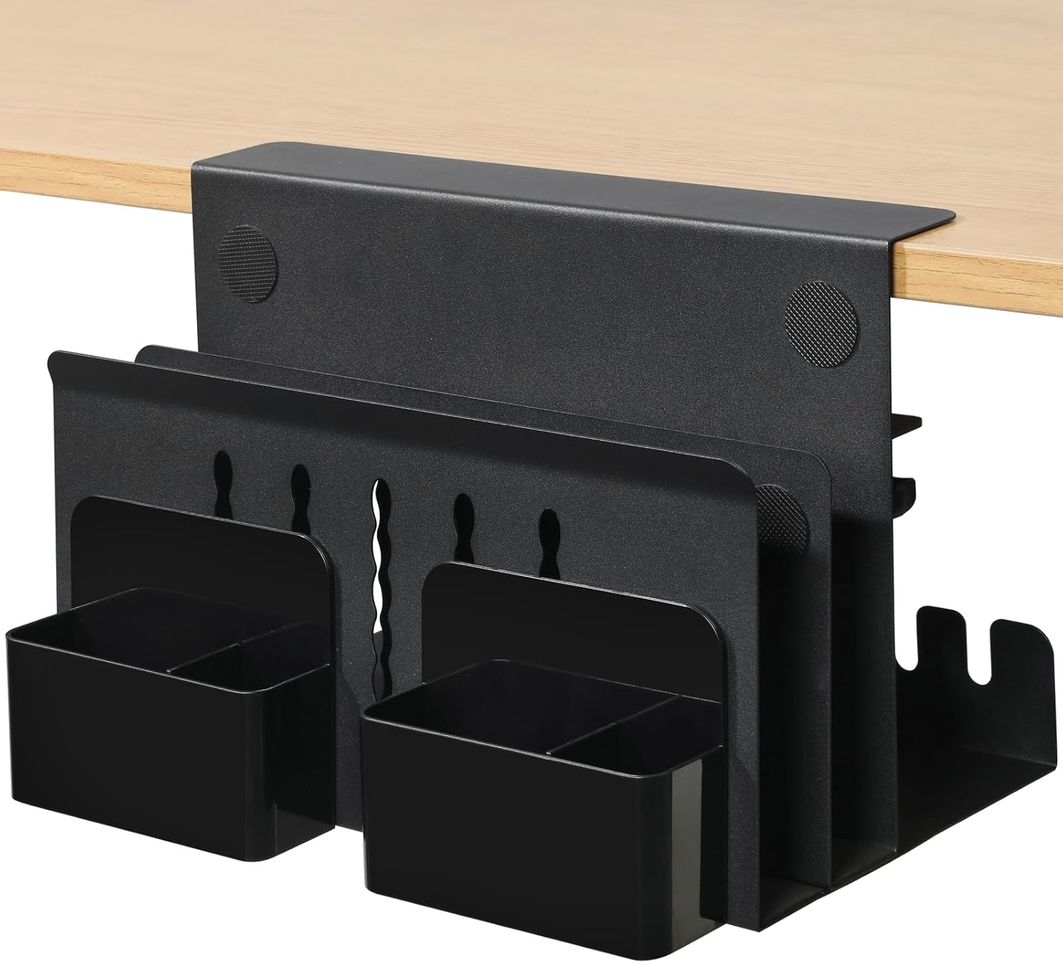 MAXECHO Desk Mount Organizer - No Drill, Space-Saving Design
