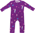 KYTE BABY Unisex Rayon From Bamboo Zippered Romper 0-24 Months