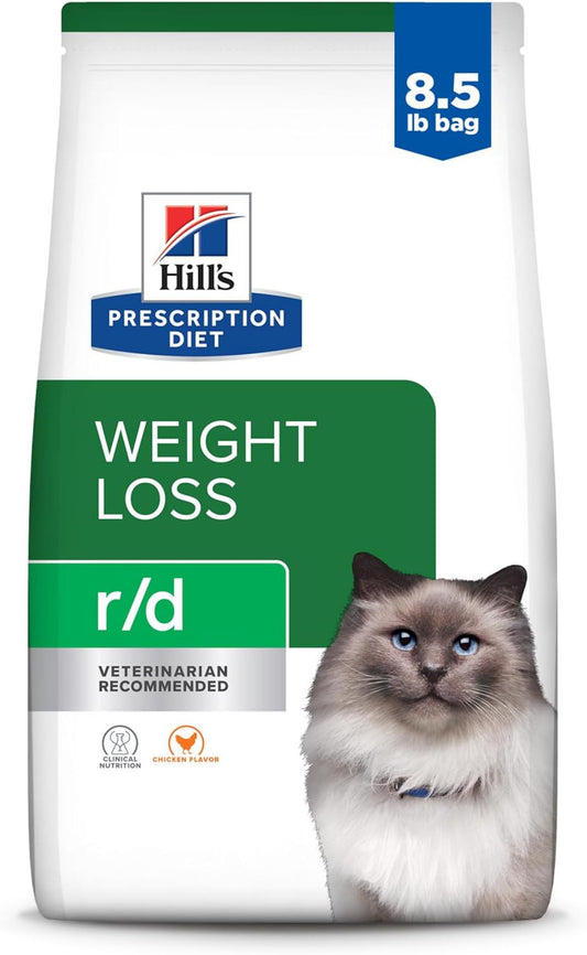 Hill's r/d Weight Reduction Chicken Flavor Dry Cat Food 8.5 lb