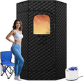 Portable Home Sauna Box - 1200W Steamer, Higher Temp, Larger Space