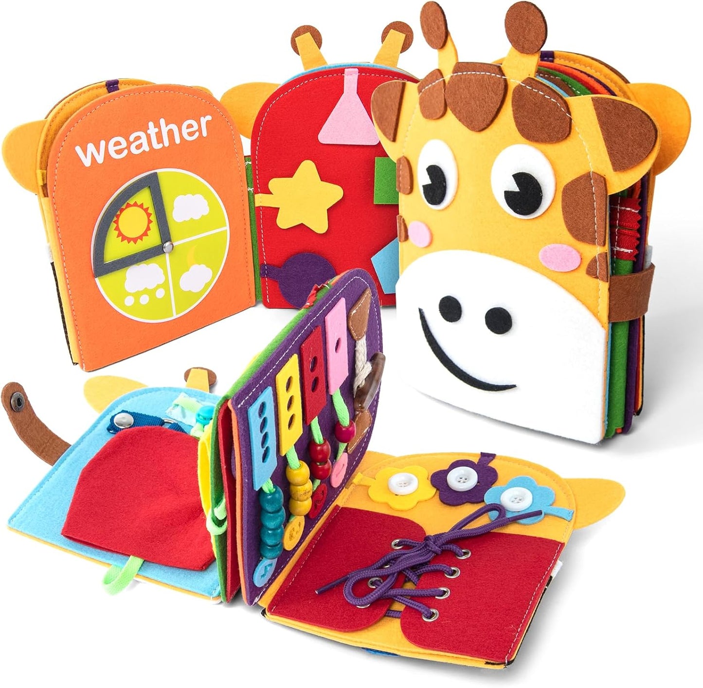Montessori Busy Book - Early Learning Sensory Toy