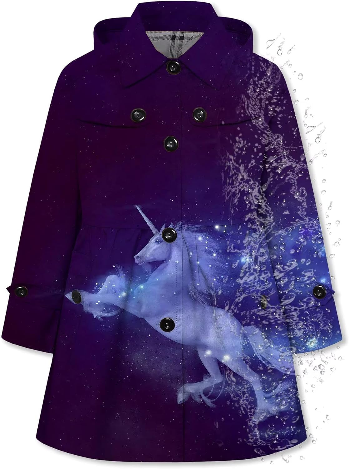 Lightweight Hooded Rain Jackets for Girls by Betusline