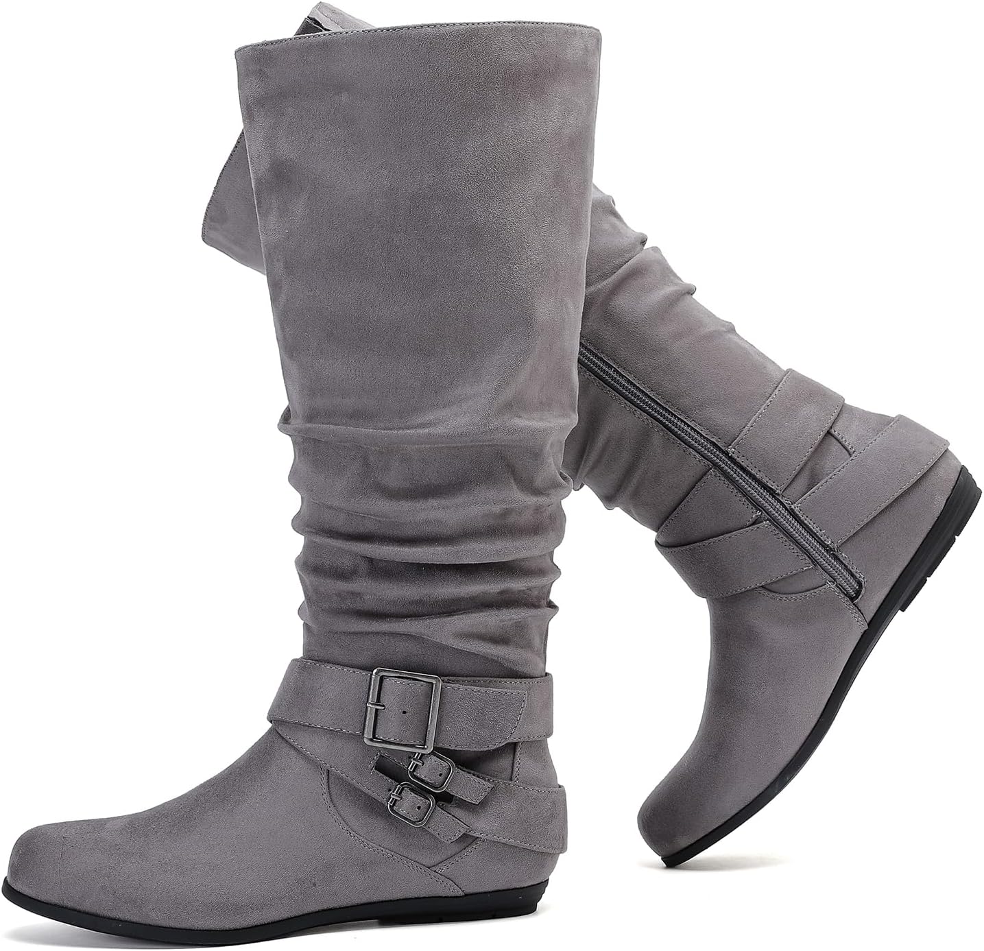 Luoika Women's Extra Wide Calf Knee High Slouchy Boots Review
