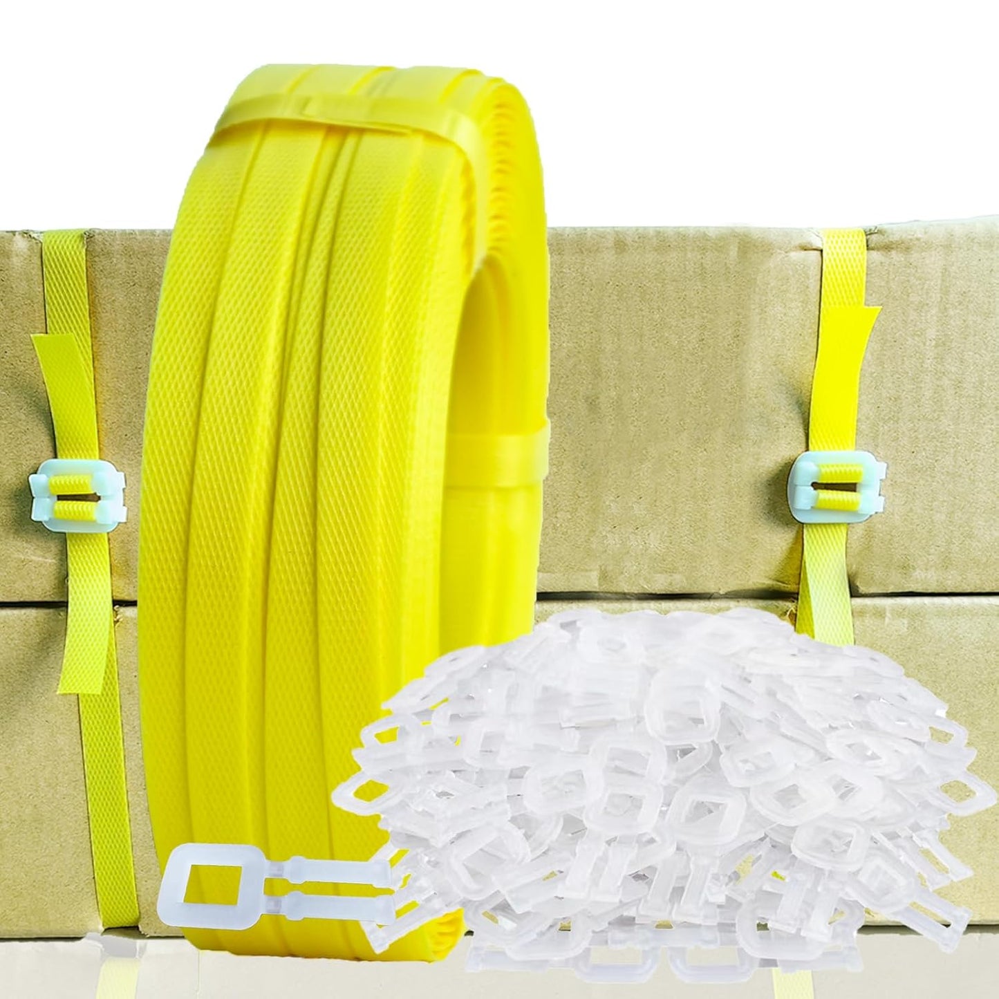 Banding Strapping Kit with 5900in Poly Strapping and Buckles