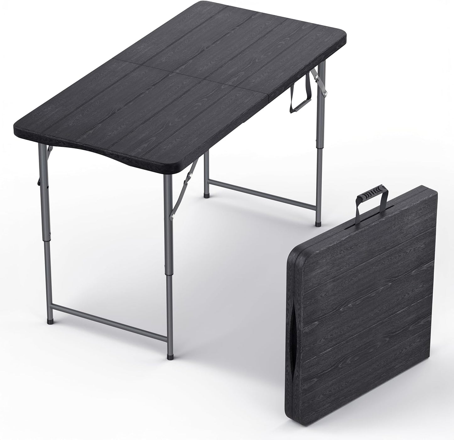 4 Feet Foldable Table Adjustable Height for Events and Picnics