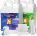 Nicpro 140oz Silicone Mold Making Kit - Flexible 15A Platinum Rubber