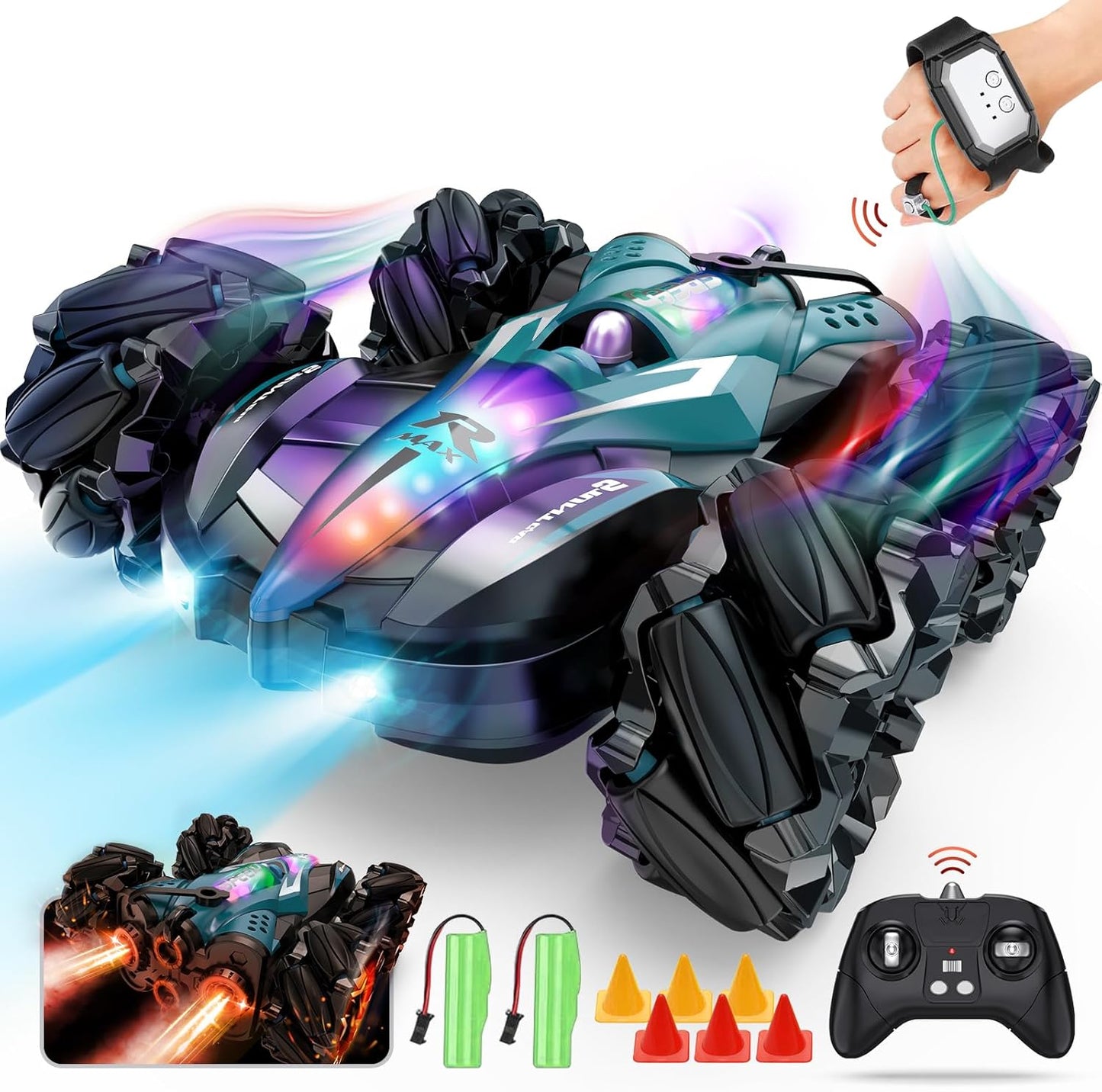 4WD RC Stunt Car: High Speed Off-Road Fun!