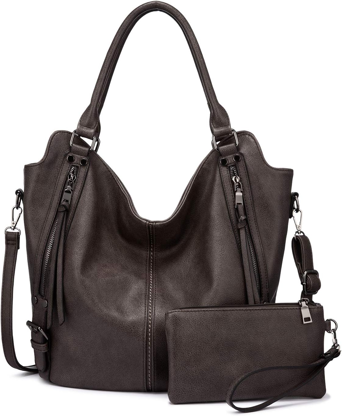 Stylish PU Leather Tote Bag for Women - Large Hobo Purse