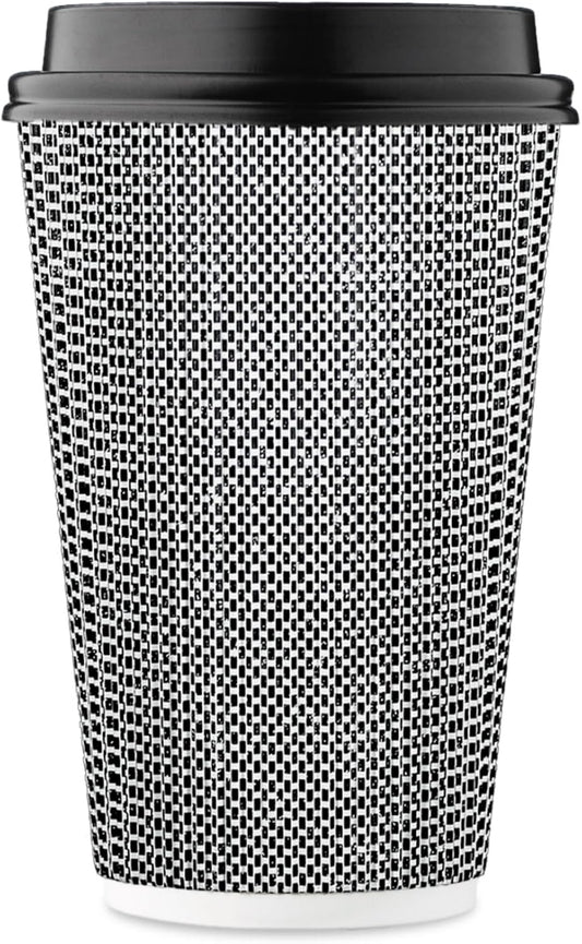 Harvest Pack 16 oz Ripple Coffee Cups - Insulated & Stylish!